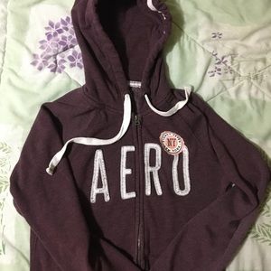 maroon aeropostale hoodie